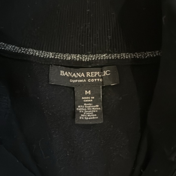 Banana Republic Supima Quart Zip Color Block - Picture 2 of 2